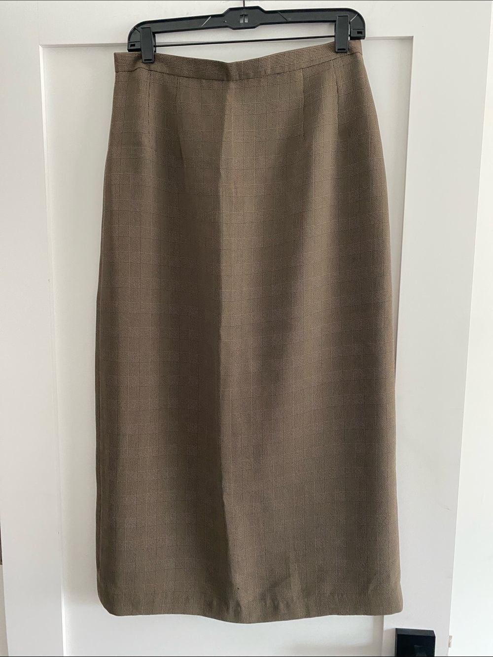 Harve Benard Brown Maxi Pencil Skirt